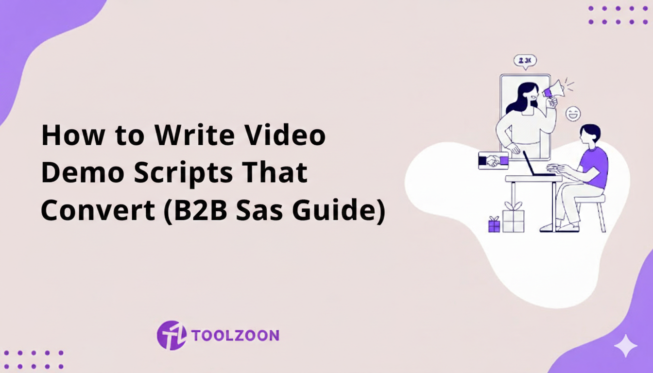 How to Write Video Demo Scripts That Convert (B2B SaaS Guide)
